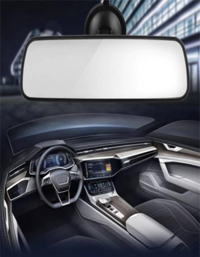 Araç İçi Vantuzlu Ayna 250mm